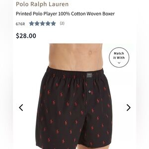 Polo Ralph Lauren men’s boxers large
